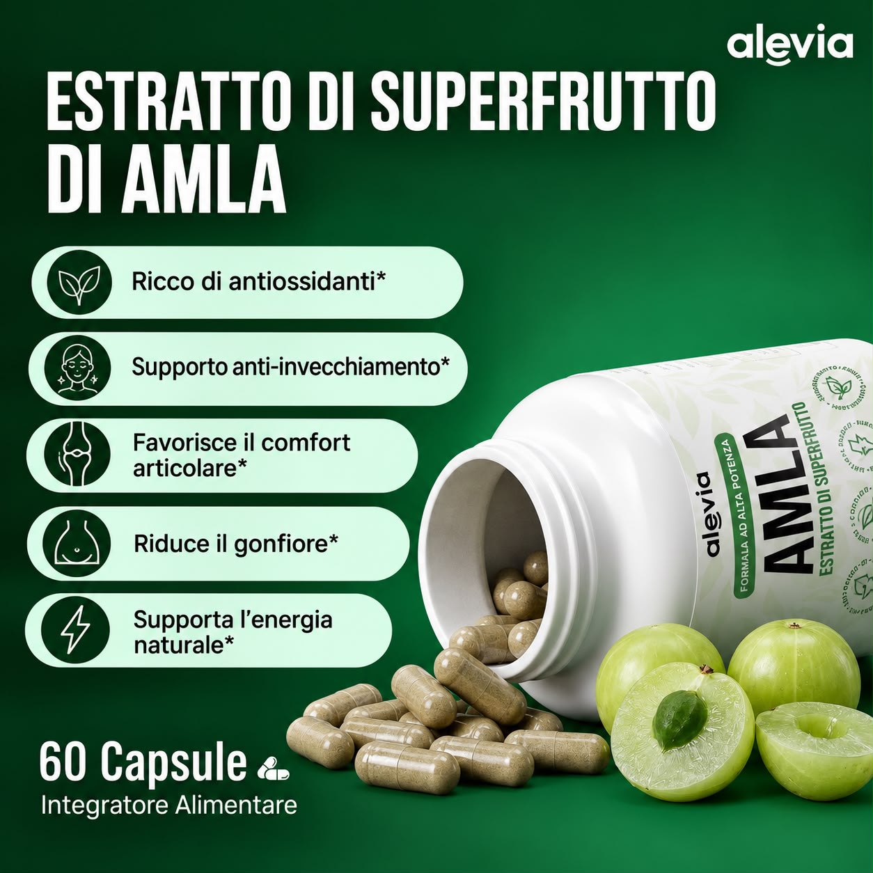 Capsule di Superfrutto di Amla